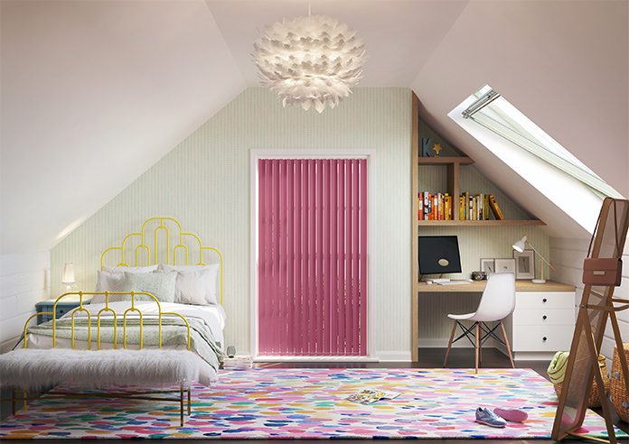 Trinity (Blackout), Fuschia - Vertical Blind - Image 8